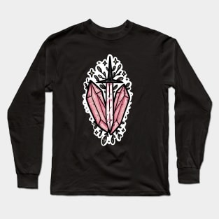 Crystals and sword Long Sleeve T-Shirt